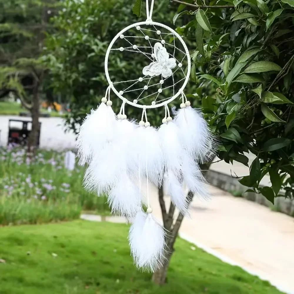Butterfly Dreams Catcher Decor for Living Room Dolphin Dreamcatcher House Bedroom Decorative Nordic Wall Item Hanging Ornaments