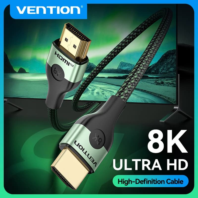 Vention HDMI 2.1 48Gbps 8K/60Hz 4K/120Hz Cavo 8K ULTRA HD Cavi HDMI digitali Splitter per PS5 PS4 Xiaomi TV Box Switch xbox PC