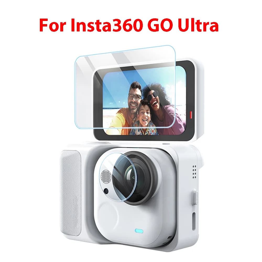 For Insta360 GO Ultra Action Camera Screen Protective Film Tempered Glass Protective Film for Screen Accessories for Action Camera