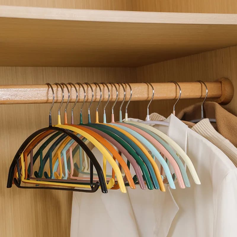 10pcs Clothes Hanger Anti-shoulder Corner Coat Strut, Non-slip, Trace-Free, No Bulge, Clothes Drying Rack Hook, Clothes Drying