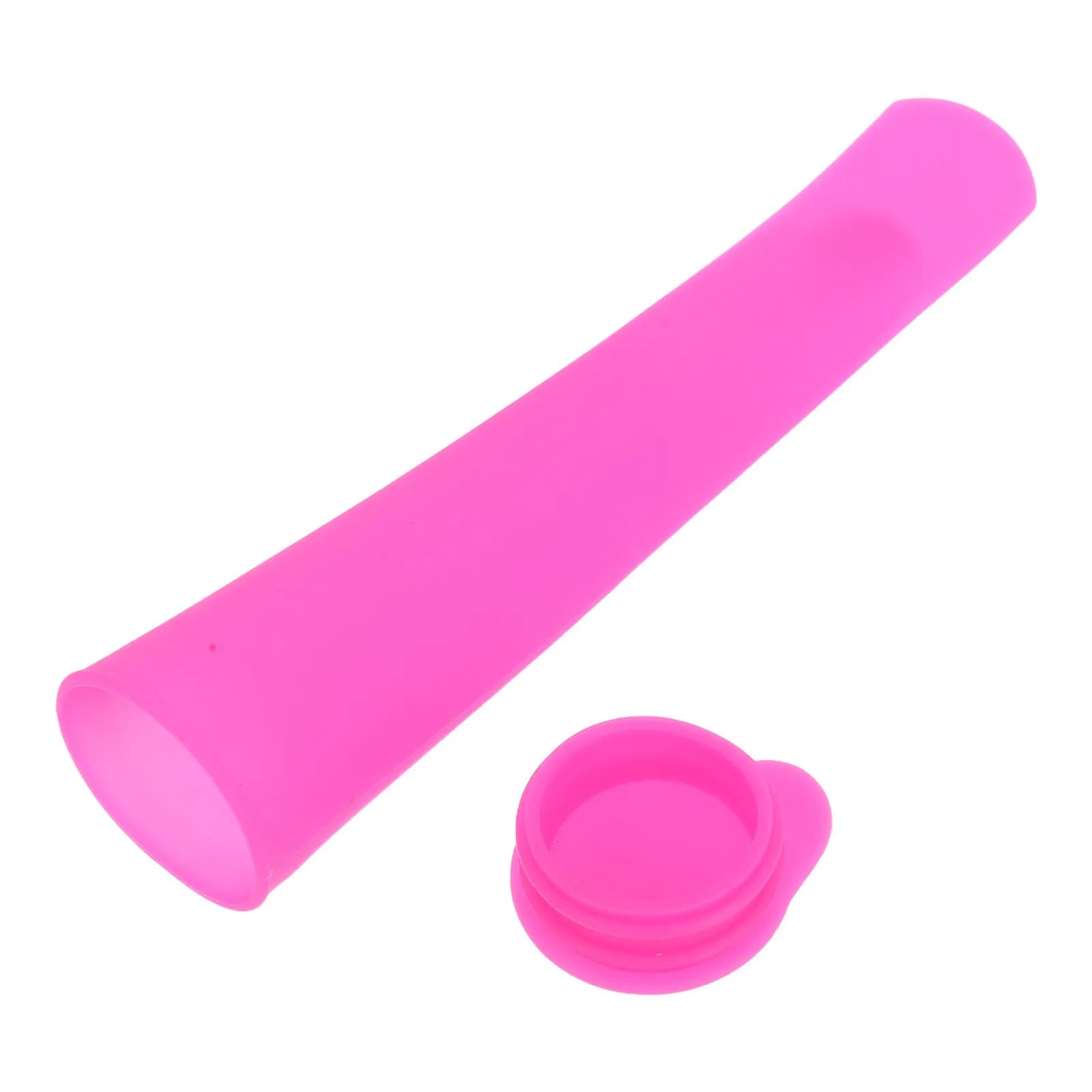 Stampo in silicone riutilizzabile per ghiaccioli, stampo rosa per ghiaccio, per gelatine e gelati, facile per fare snack estivi fai da te