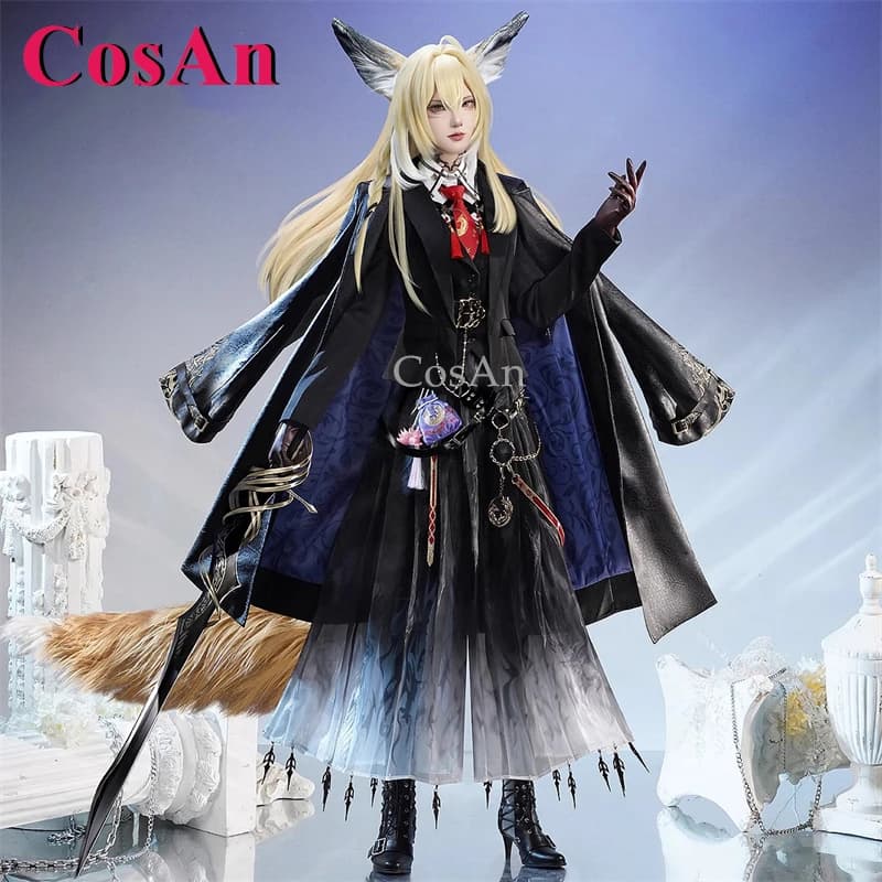 CosAn Game Arknights Vulpisfoglia Costumi Cosplay Splendide ed Eleganti Uniformi da Combattimento Abbigliamento per Feste di Halloween e Giochi di Ruolo S-L Nuovo