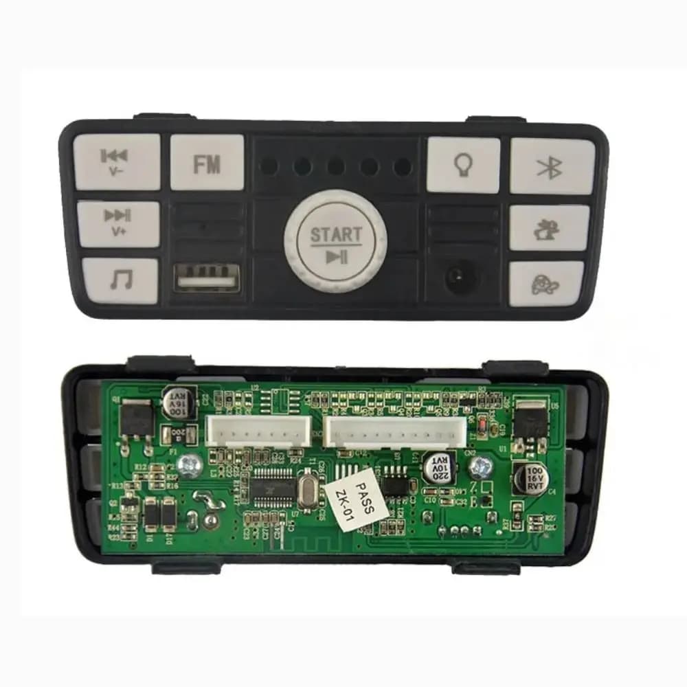 Accessori per passeggino con pannello musicale multifunzionale Accessori RC Display elettrico Auto elettrica per bambini con telecomando