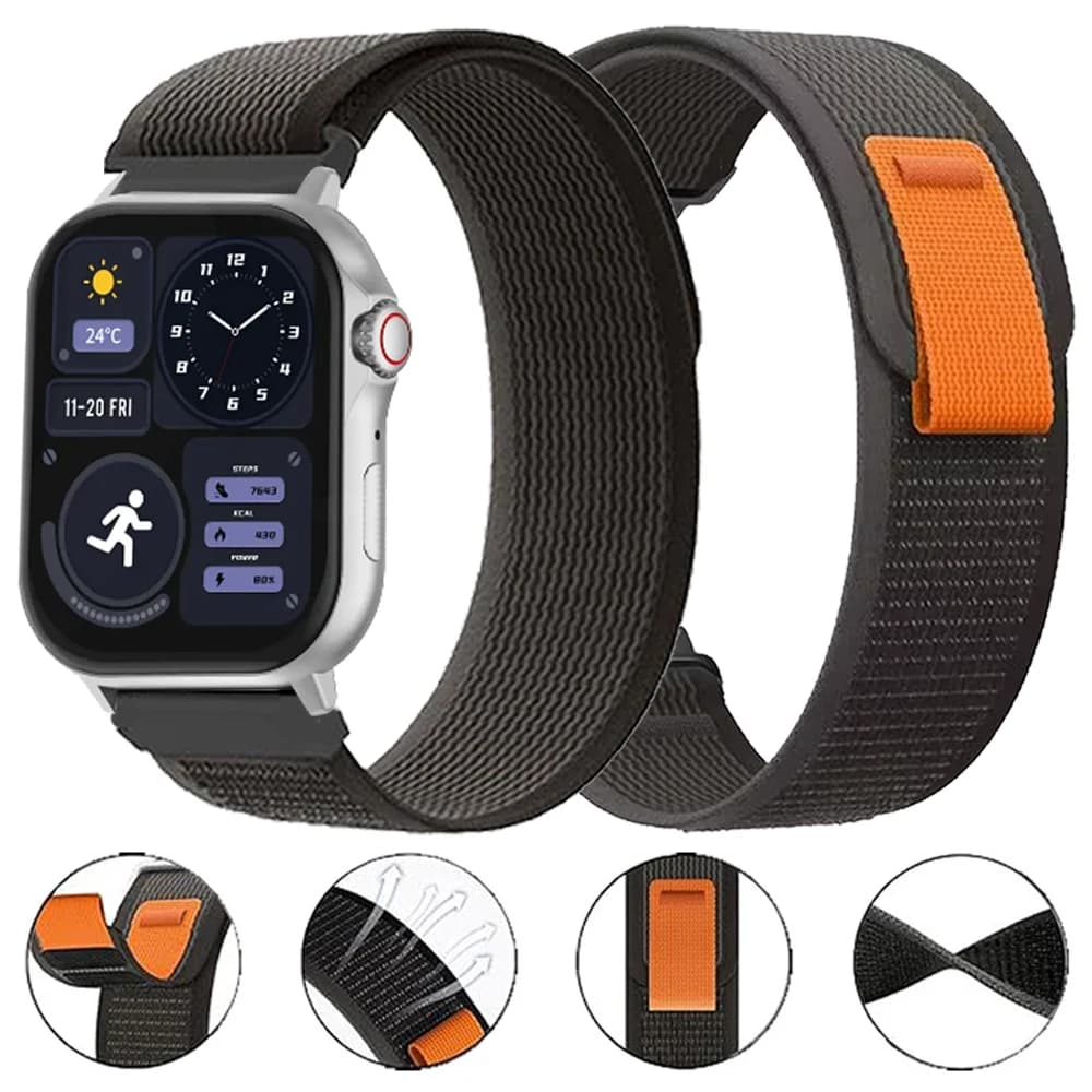 20mm 22mm cinturino con fibbia magnetica in nylon per COLMI P60 P68 P73 P71 P81 C81 M42 P82 V70 braccialetto per Garmin Forerunner 570 cinturino