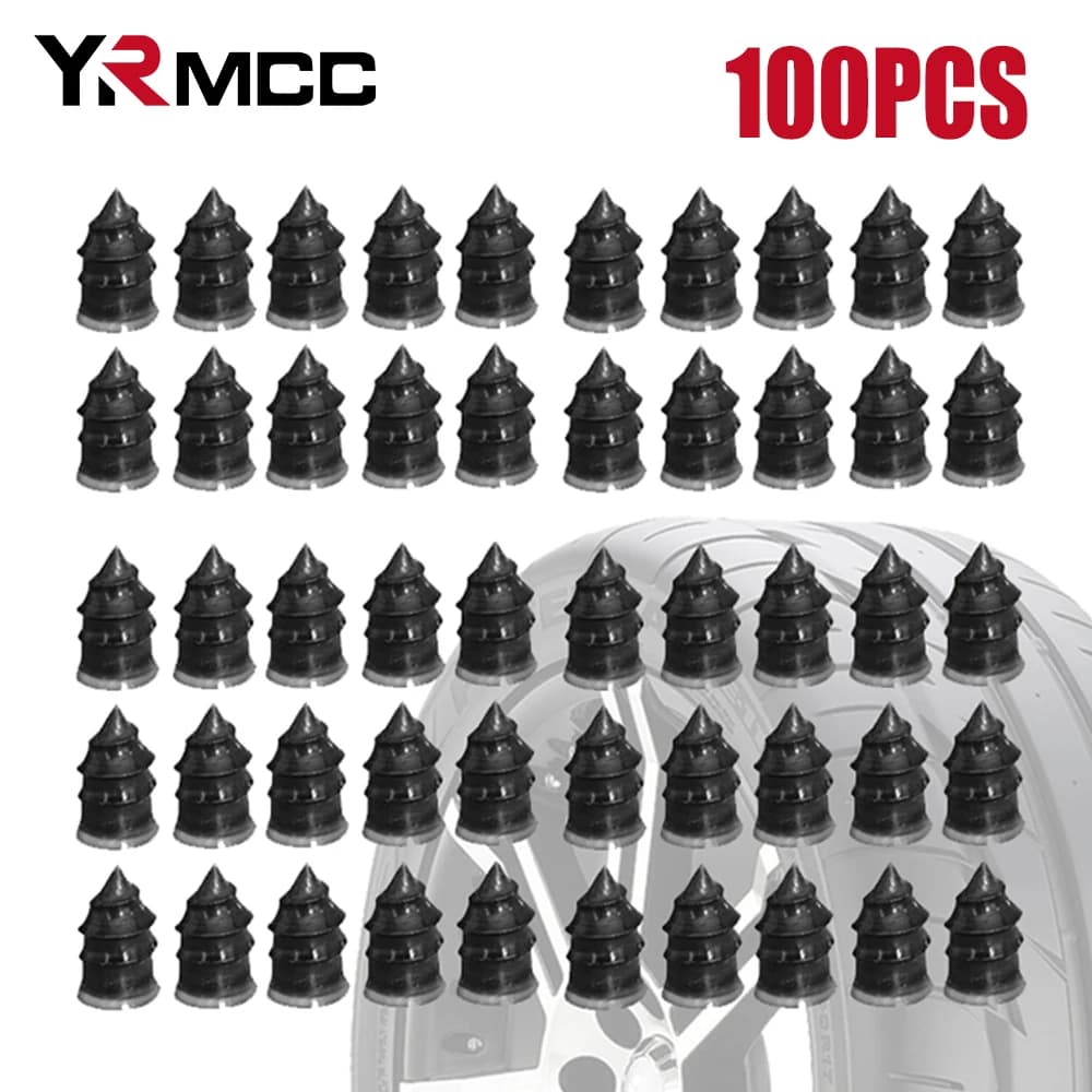 100 PZ All'ingrosso Auto Vuoto Riparazione Pneumatici Chiodo Strumento di Riparazione Pneumatici Set Auto Camion Gomma Pneumatico Puntura Riparazione Moto Colla Chiodi