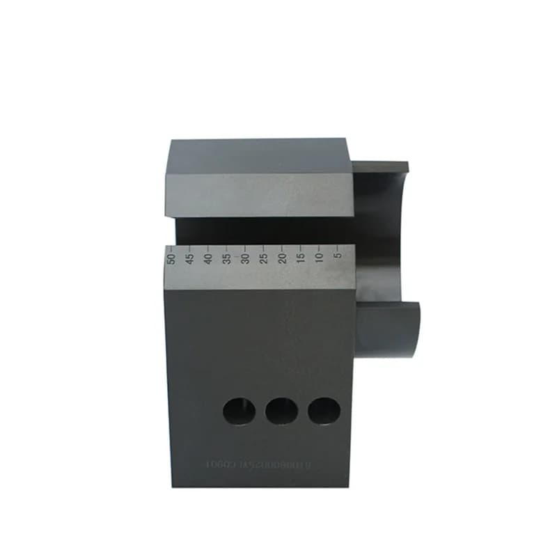 CNC Milling Machine Curtains With Metal Mechanical Adjustment Block With High Precision Custom Machining With Laser Engraving