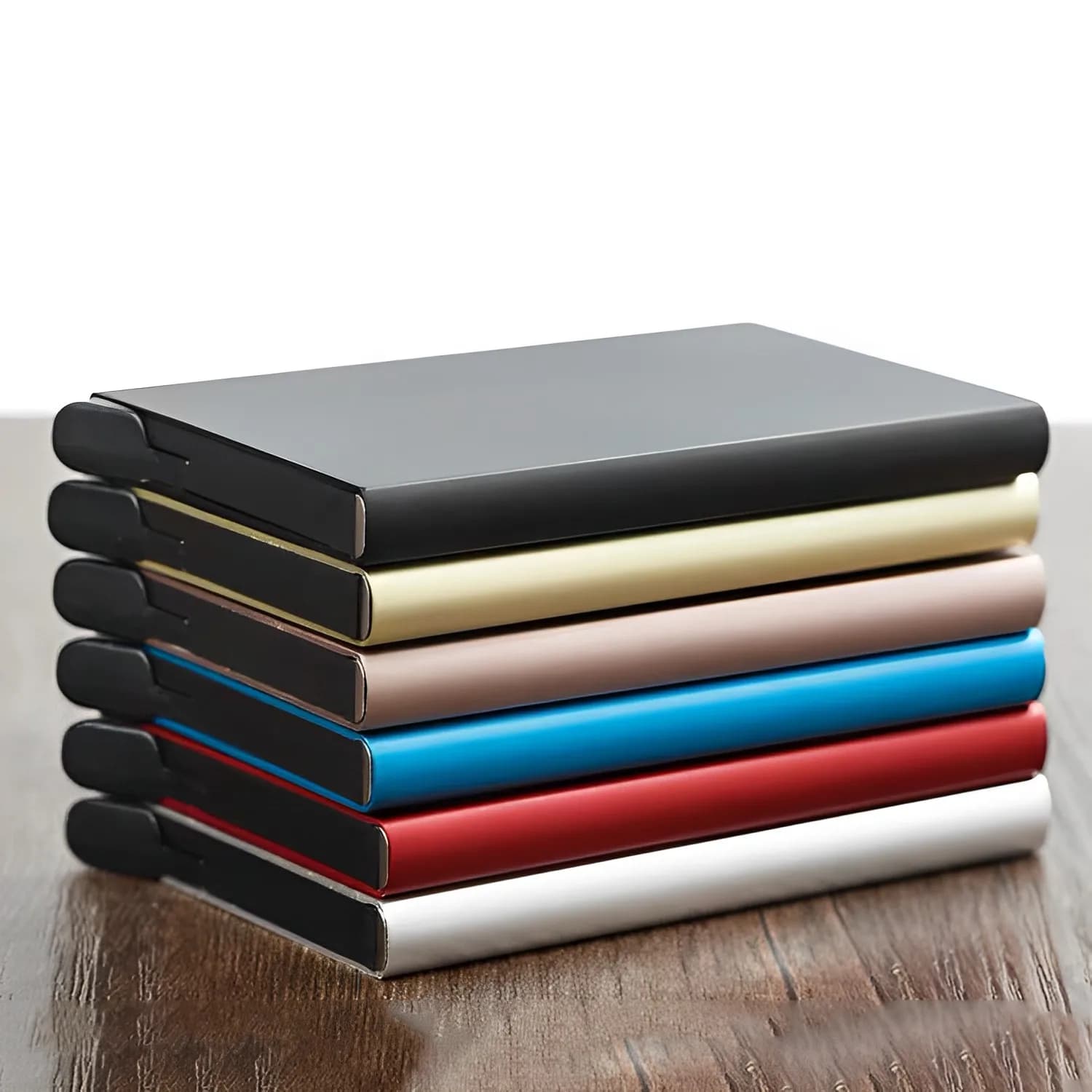 ID Porta carte di credito Porta carte di credito Portafoglio di marca di lusso Uomo Donna Anti Rfid Blocco protetto Magic Slim Mini Portafogli per soldi piccoli