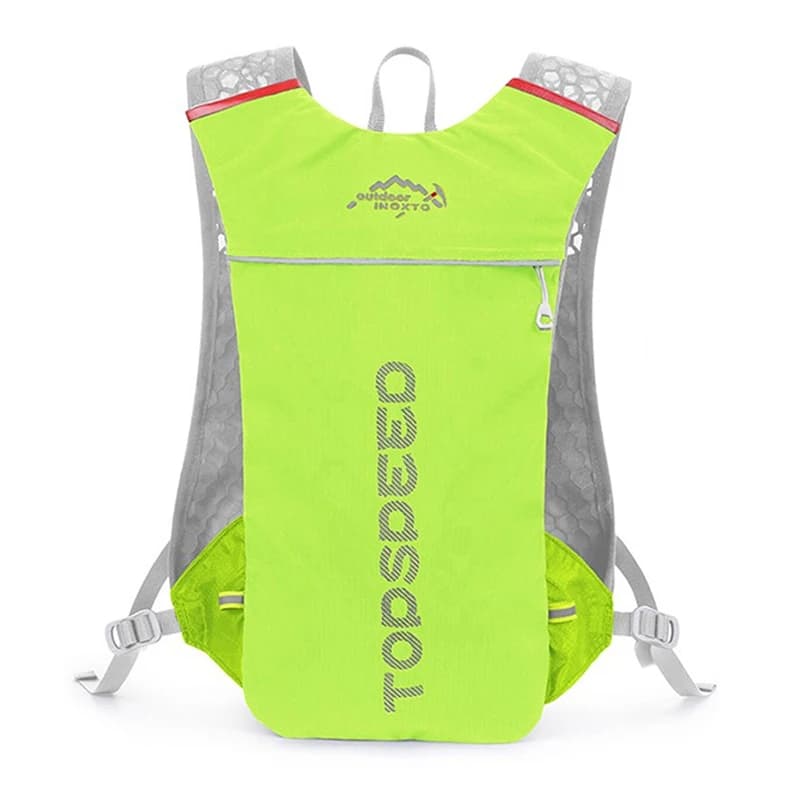 INOXTO Uomo Trail Running Zaino ultraleggero da 5 litri Zaino da corsa per idratazione Zaino da donna Borsa da viaggio per bicicletta da maratona Borsa da acqua da 2 litri