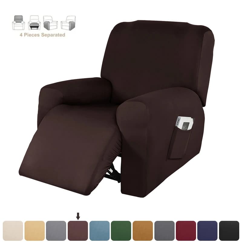 Reclining chair single elasticized armchair 1/2-seater lining Relax non-slip sofa protection for chair for washable living room