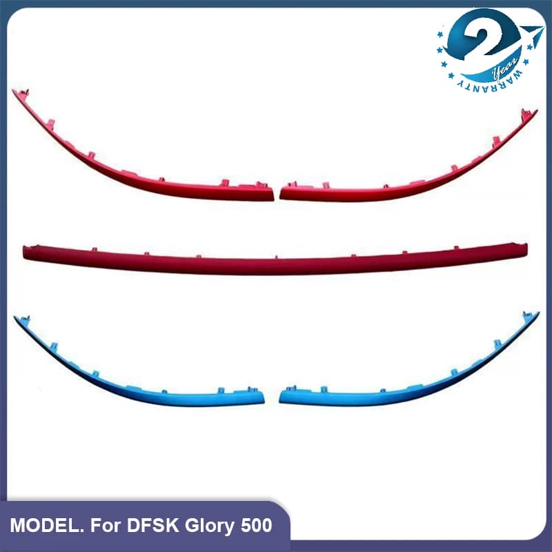 Car Rear Bumper Decorative Strips For DFSK Glory 500 E3 2021-2023 Rear Bumper Fog Light Decorative Strips