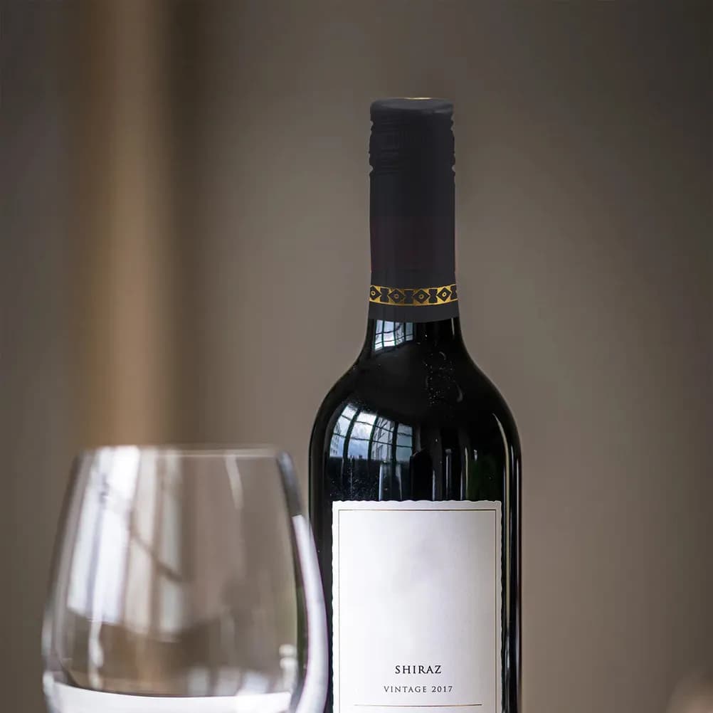 200 Pezzi di Pellicola Termoretraibile Rossa per Sigillare Bottiglie di Vino, Protezione e Conservazione, Tappo Termoretraibile