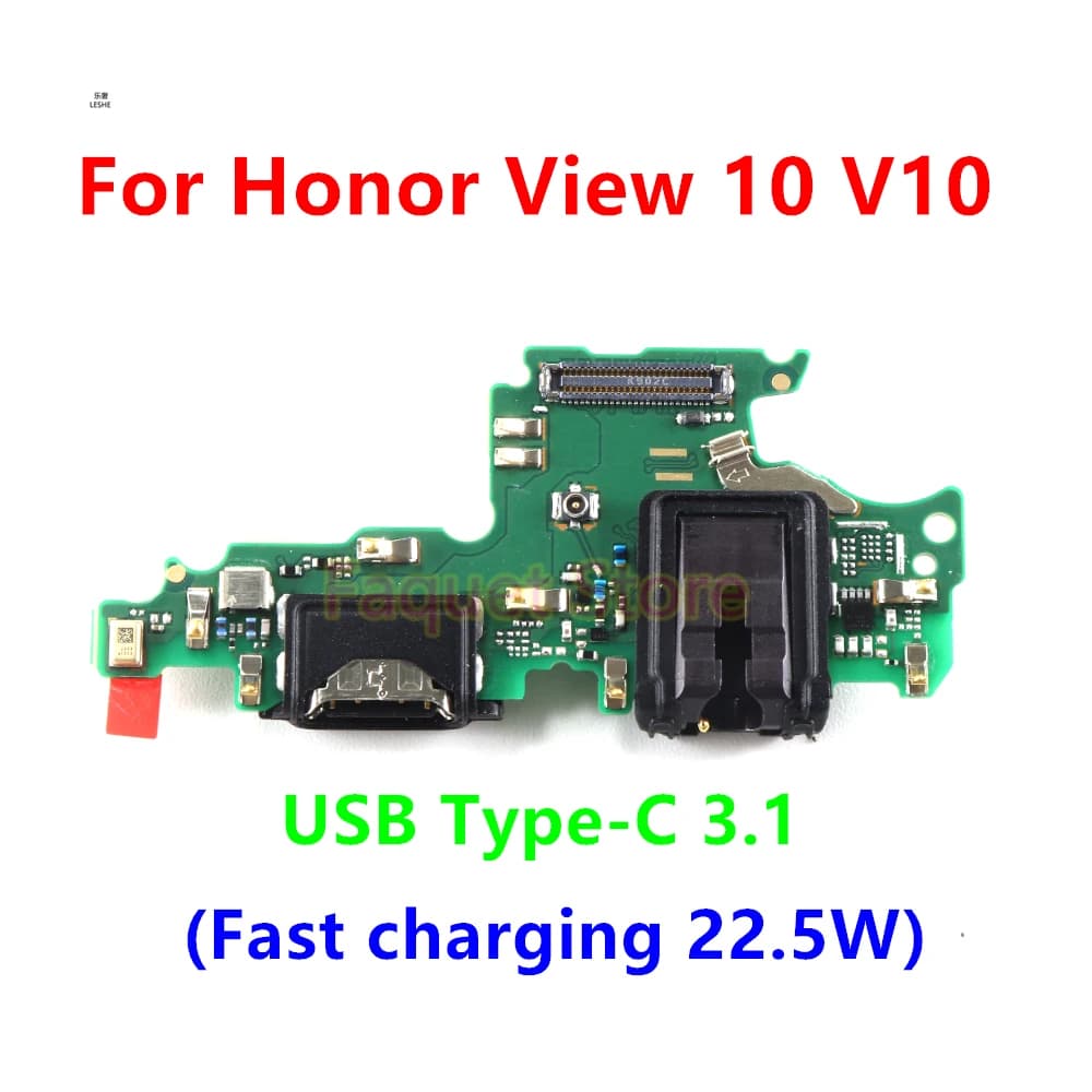 Per Huawei Honor View 10 V10 USB Type-C 3.1 22.5W Connettore Dock di Ricarica Scheda di Ricarica Cavo Flessibile Ricambio Pezzi di Ricambio