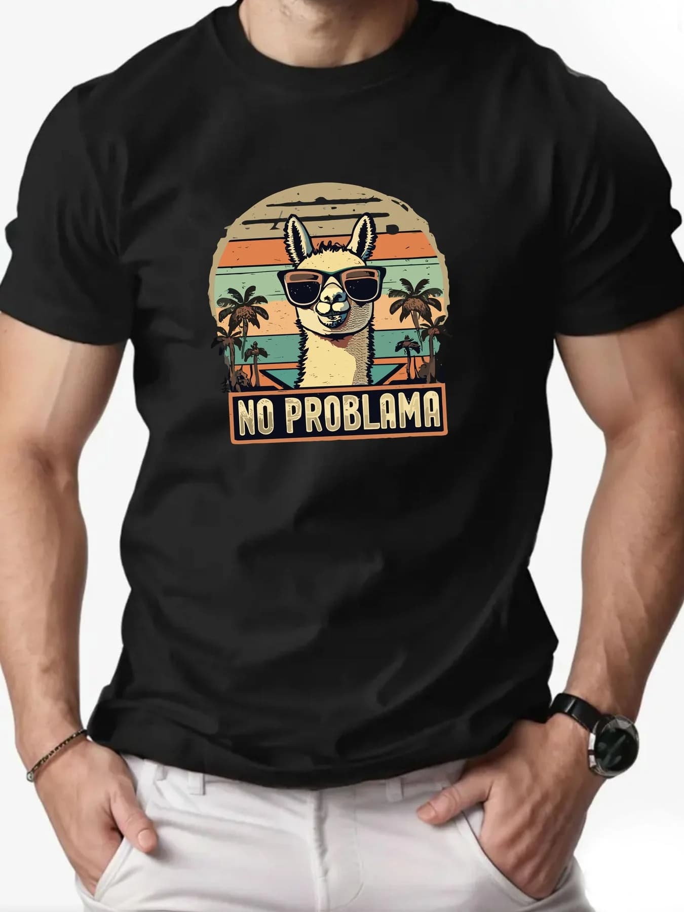 T-shirt Estiva da Uomo in Puro Cotone 100% con Stampa Lettering, Unisex, per Sport e Casual, Stile Street, Manica Corta