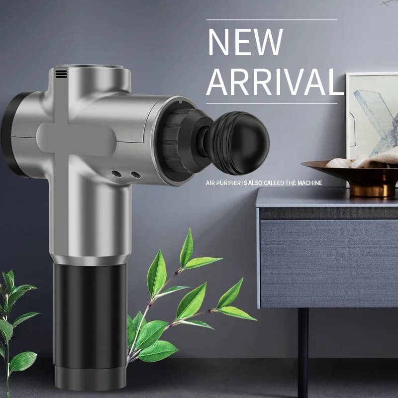 -2023 Home Massage Gun with Custom LOGO Wholesale Deep Muscle Vibration Massage Gun with LED LCD Touch Screen