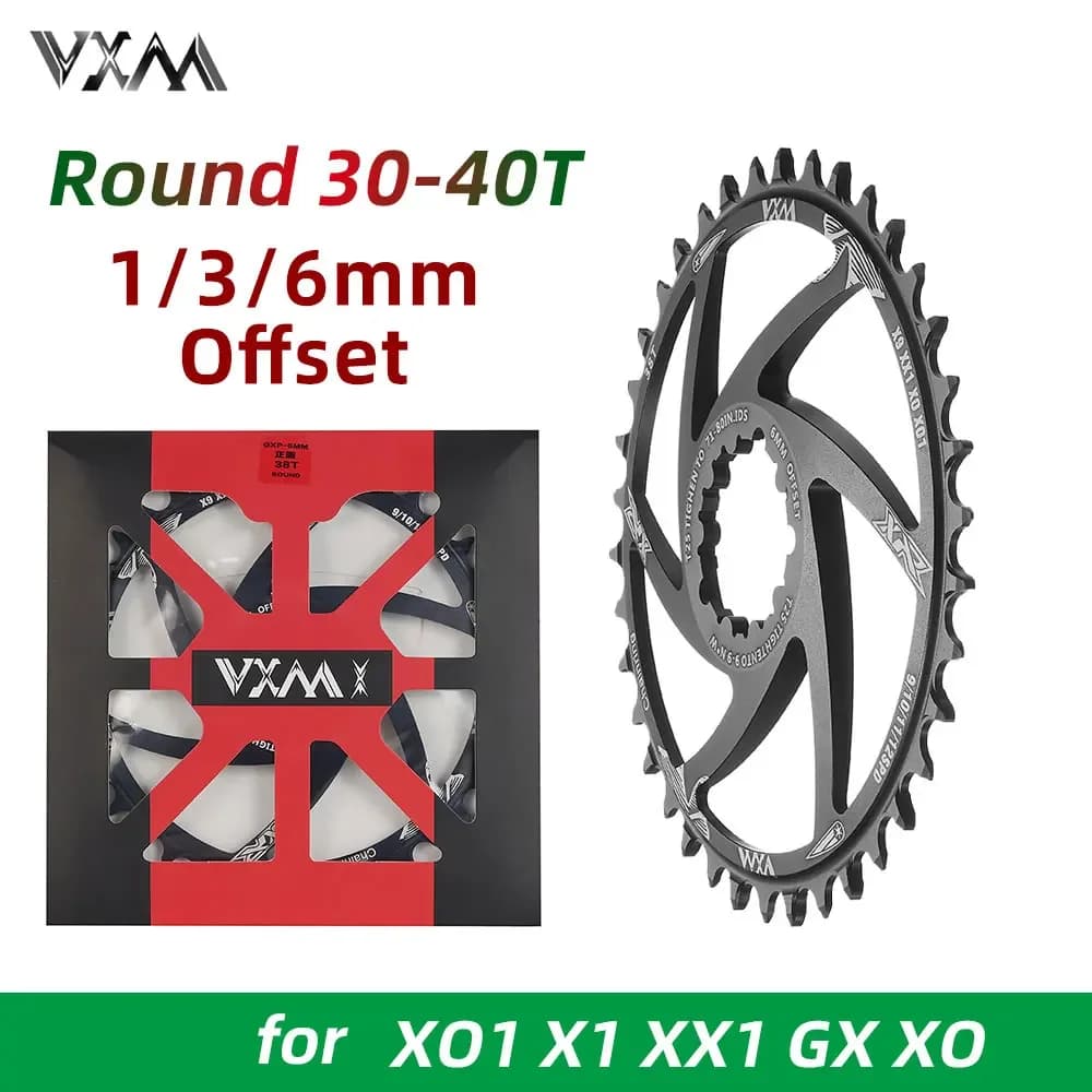 VXM 1/3/6mm Offset Bike MTB Mountain Bike Stelle 30T/32T/34T/36T Corona Della Bicicletta Corona per XX1 XO1 X1 GX XO Guarnitura