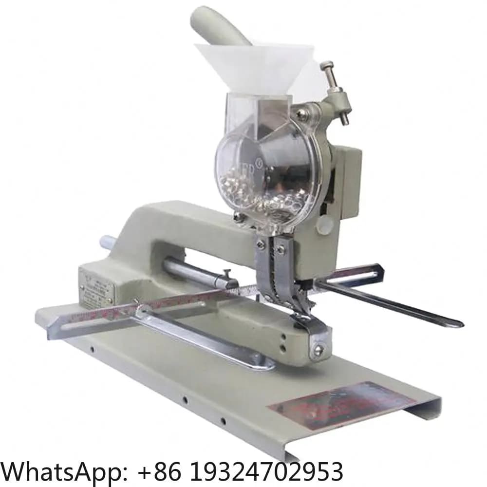 4mm Manual Eyelet Punching Grommet Machine for Advertising Fabric,Garment,Paper Bag,Curtain
