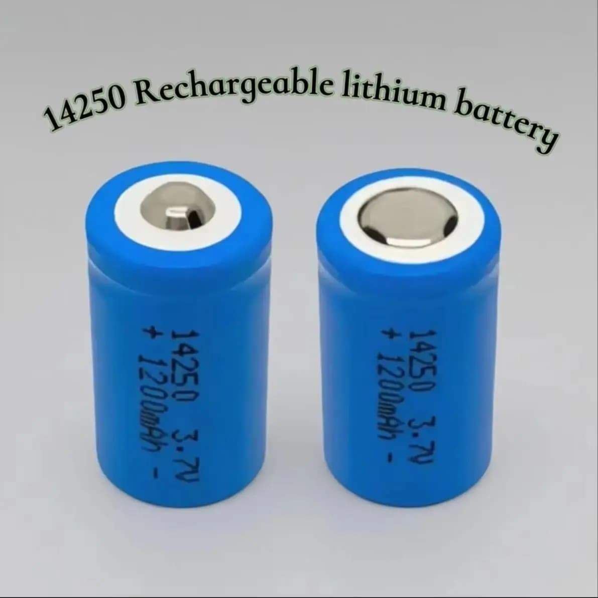 14250 3.7V 1200mAh Batteria al litio ricaricabile 1/2AA Caricatore USB per torcia Dispositivo medico Videocamere Walkie-talkie