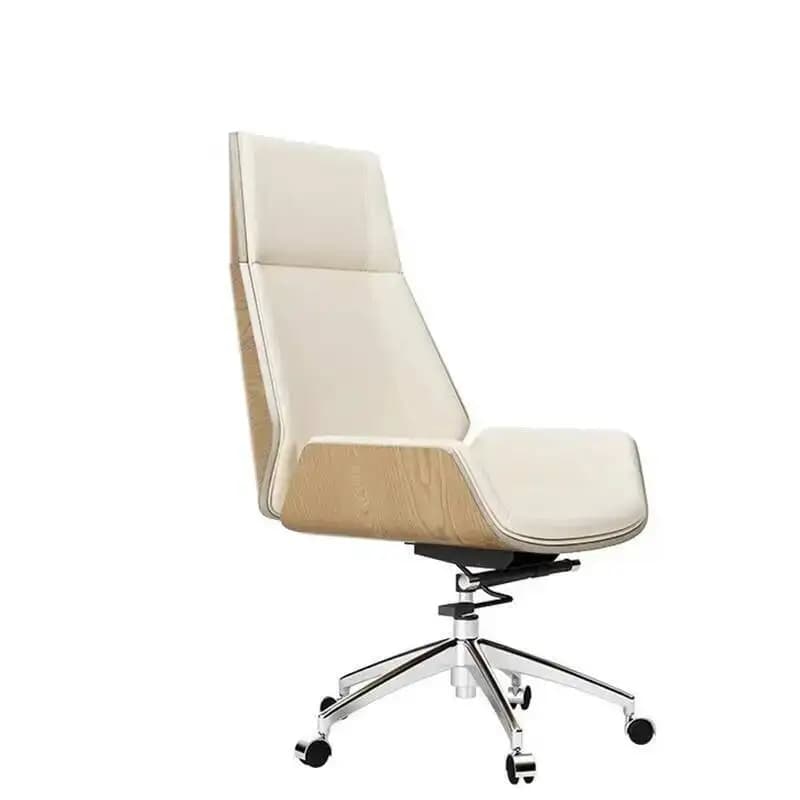 Sedie in pelle Poltrona da terra Seggiolo Comodo bracciolo da ufficio Sedie da ufficio da gioco Accento rotolante Sillas De Oficina Mobili Roma