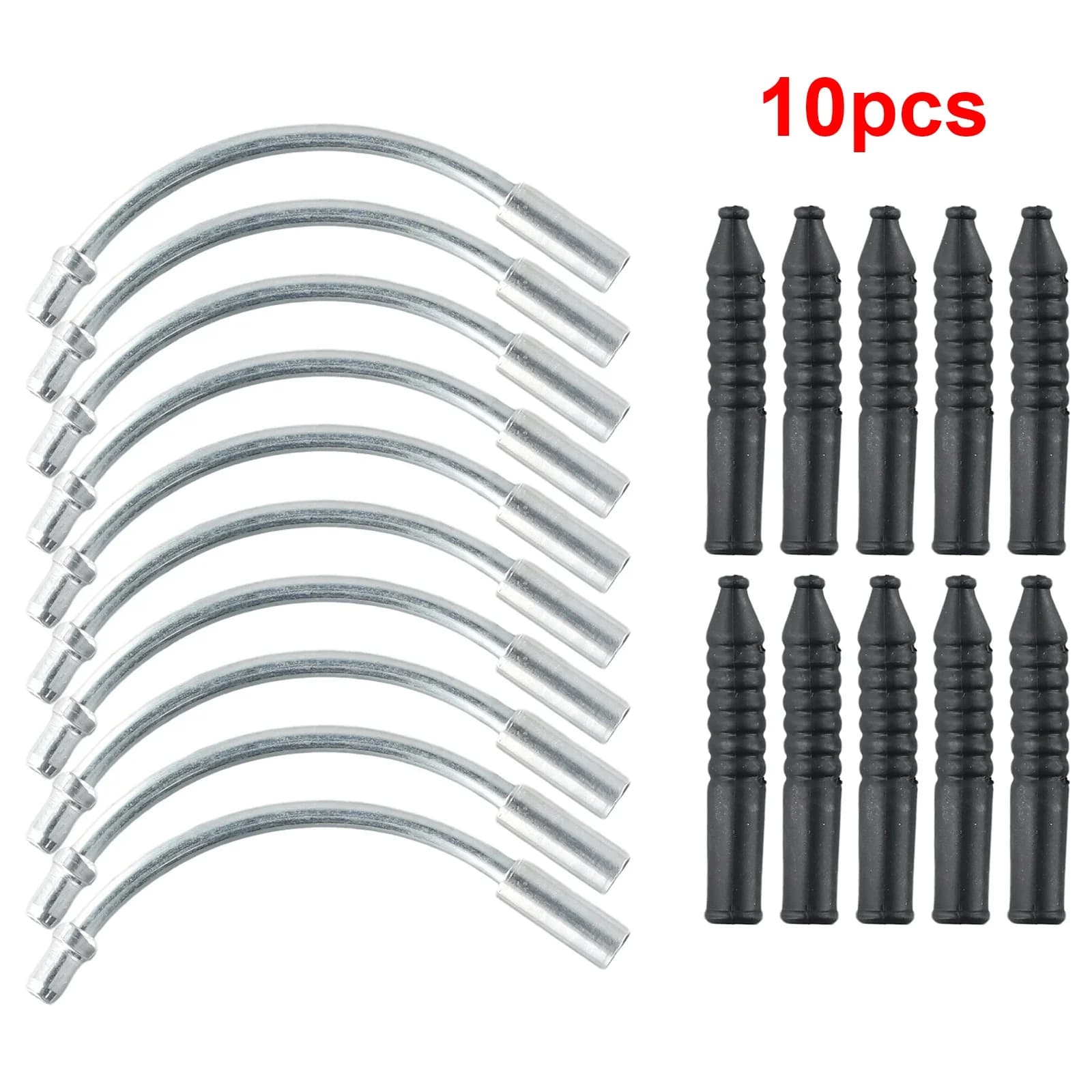 10 pz V Freno Noodle E Boot Set Guida Cavo Tubo Piega Manicotti Tubo Protezione Tubo Freno MTB Mountain Bike Noodles All'aperto