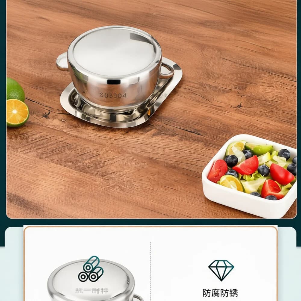 Luxury Kitchen Seasoning Jar Set 304 Stainless Steel Glass Spice Storage Organizer Container For Home And Picnic Use