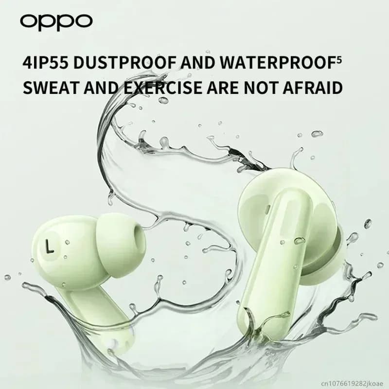 OPPO Enco Air4 Auricolari Wireless Bluetooth 5.4 - Cuffie con Riduzione del Rumore, Impermeabili IP55, Bassa Latenza e Nuova Versione Audio