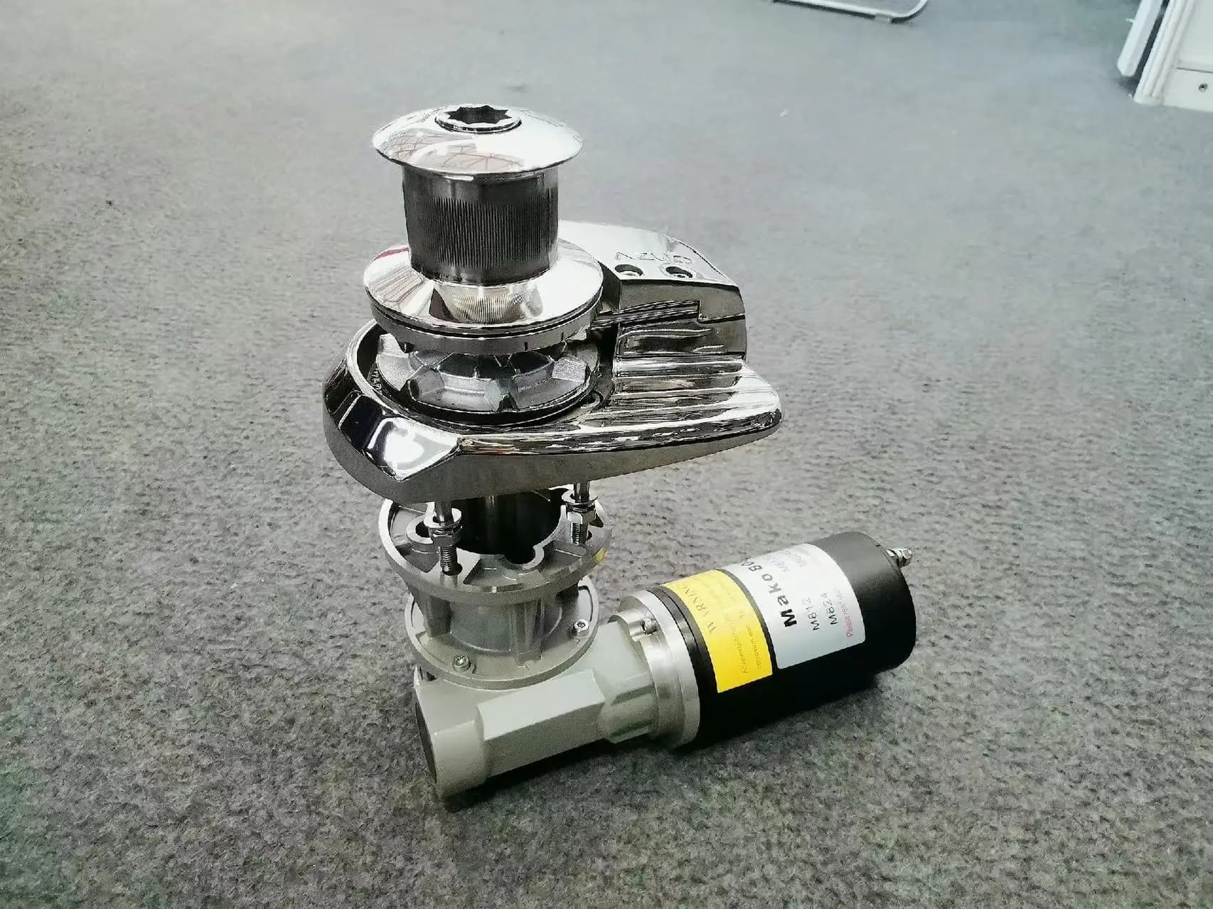 Verricello di ancoraggio verticale in acciaio inossidabile 316L per yacht per barche marine 12V 600W/900W/1000W