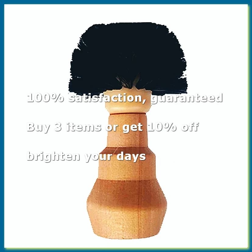 Suitable 51mm/54mm Coffee Machine Portafilter Brush,Wooden Handle Coffee Powder Bowl Cleaning Brush