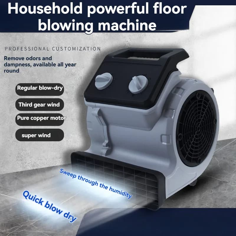 Deumidificatore domestico 220V 300W con ventola ad alta potenza, asciugatore per bagno e pavimenti, ventilatore per hotel, asciugatore per tappeti.
