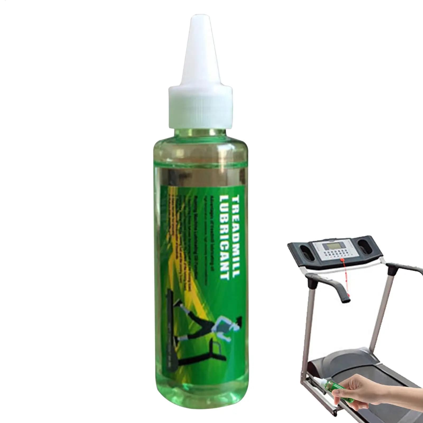 60 ml Treadmill Lubricant Silicone Oil, Treadmill Tapis Ribbon Maintenance Oil, High Temperature Resistant, Reduce Noise