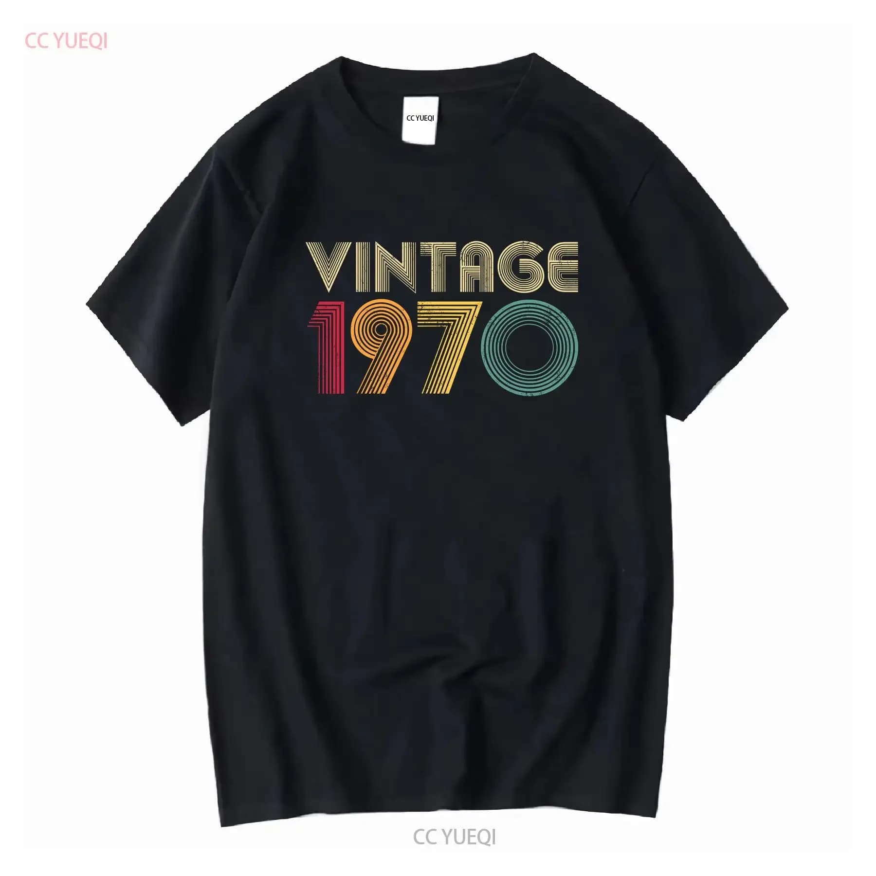 Retro 1970 50° compleanno classico 50 anni dalla S alla 5XL Made in USA T Shirt vintage lavato Top da indossare tutti i giorni Versatile