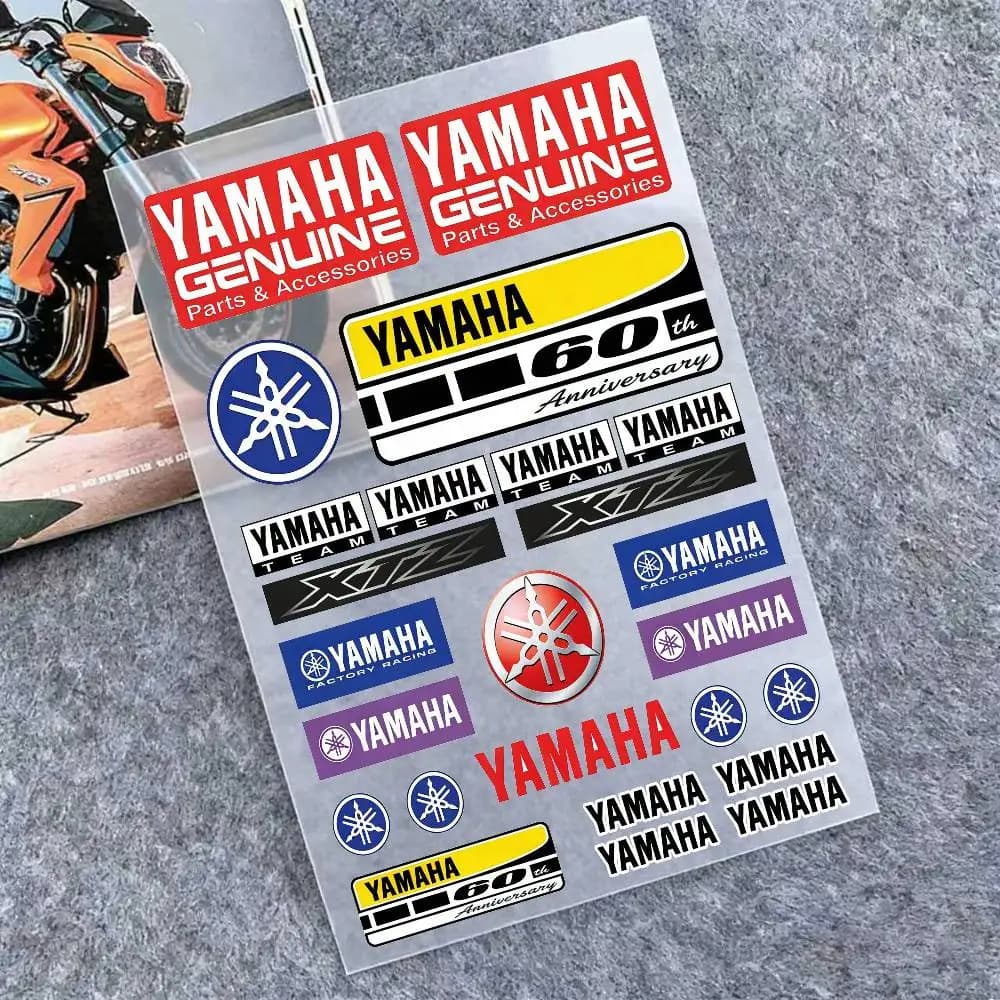 Adesivi Riflettenti per Moto Yamaha, Segnalazione di Sicurezza 3M Notturna per Caschi Scooter