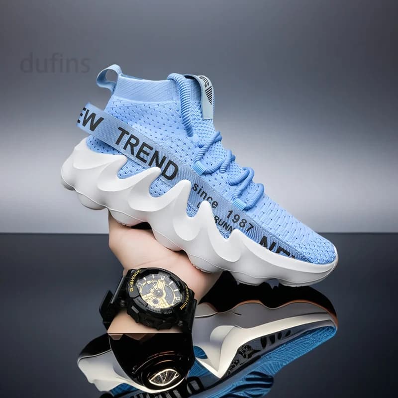 Scarpe casual da uomo Moda Sport all'aria aperta traspiranti da passeggio in rete da corsa fitness Scarpe da jogging da tennis leggere e traspiranti