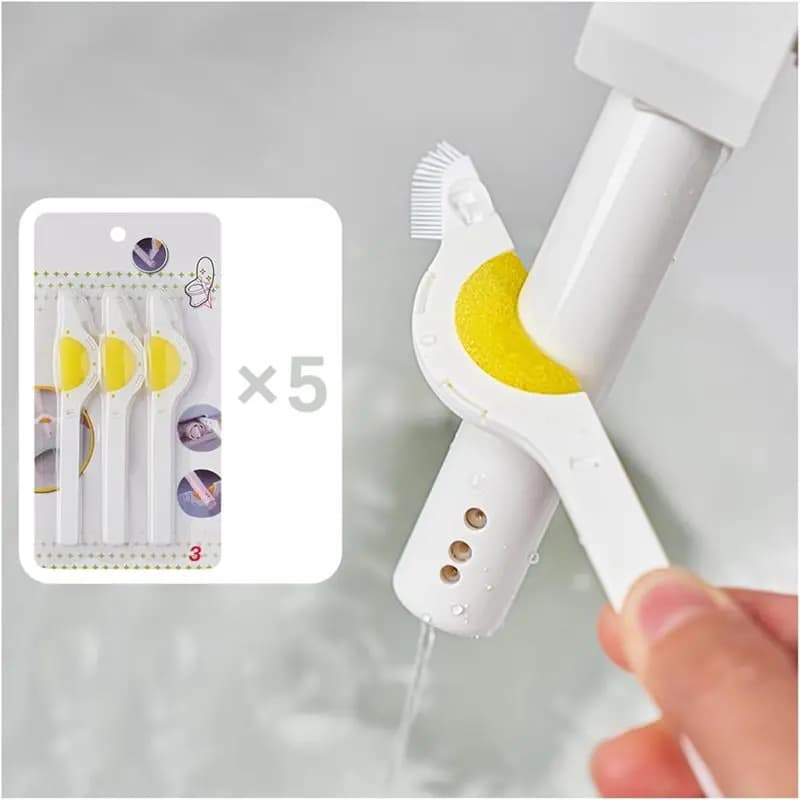 ABVJ-15 Set 3 in 1 per sedile WC intelligente con spruzzatore d'acqua, bidet elettrico e set di spazzole