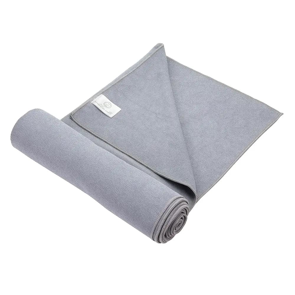 Asciugamano per Yoga Evolution Earth - Asciugamano in Microfibra a Doppio Lato - Assorbente e Antiscivolo per Hot Yoga - Leggero