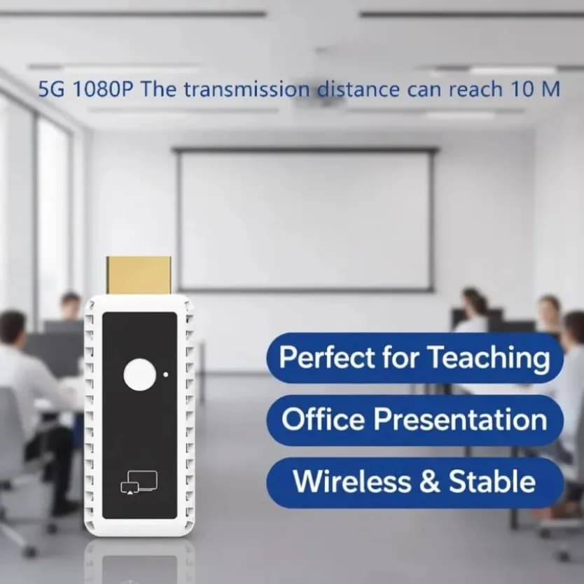 Wireless HDMI-Compatible Screen Mirror Dongle Anycast Miracast Airplay DLNA Cast Adapter For Live Meeting Home Theater Projector