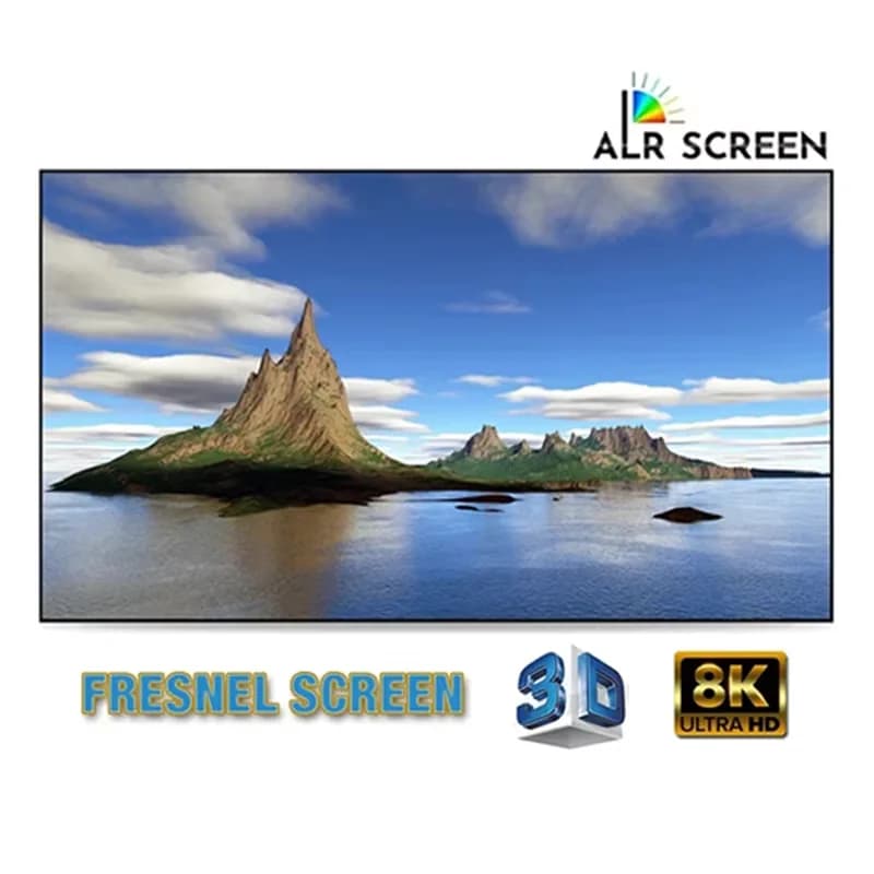 Yovanxer ALR Fresnel 5.0 Pro Schermo di proiezione a telaio fisso Luce ambientale che rifiuta per proiettore a lungo raggio Vidda C1S C2 C3