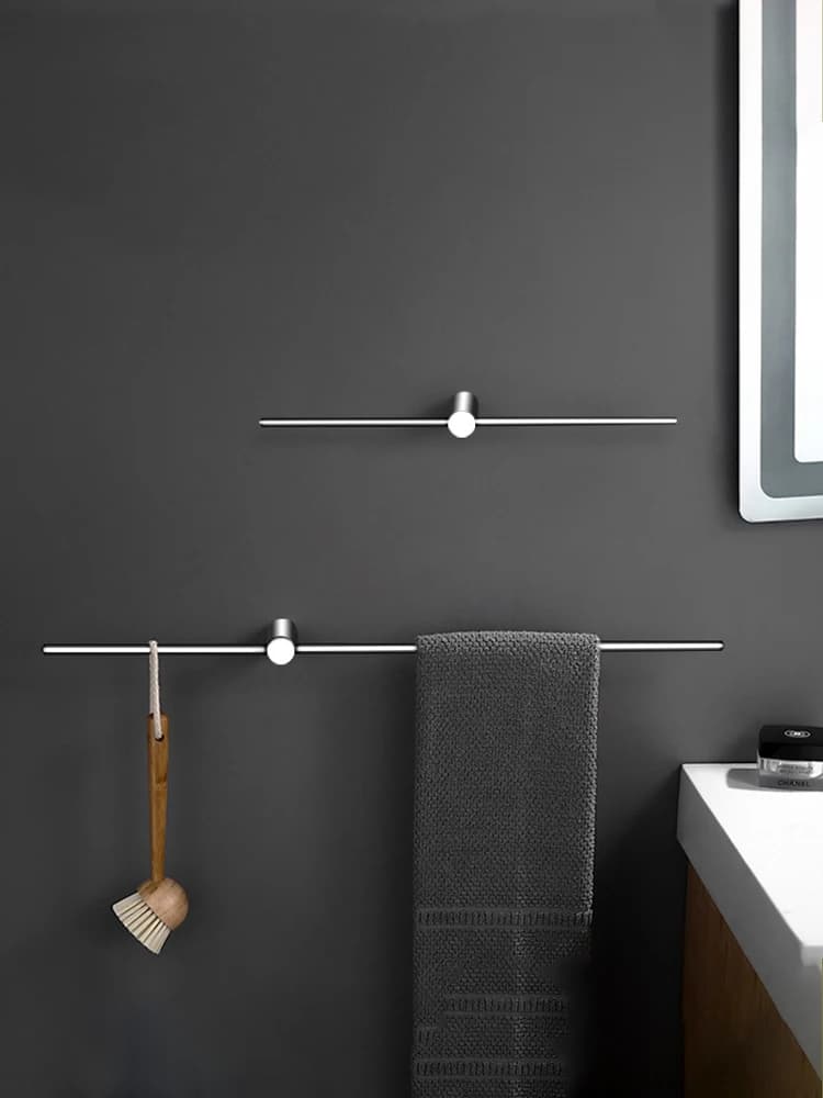 30/40/55cm portasciugamani mobile portasciugamani portasciugamani da bagno portasciugamani da parete spazio mensola da bagno in alluminio scaffale da cucina