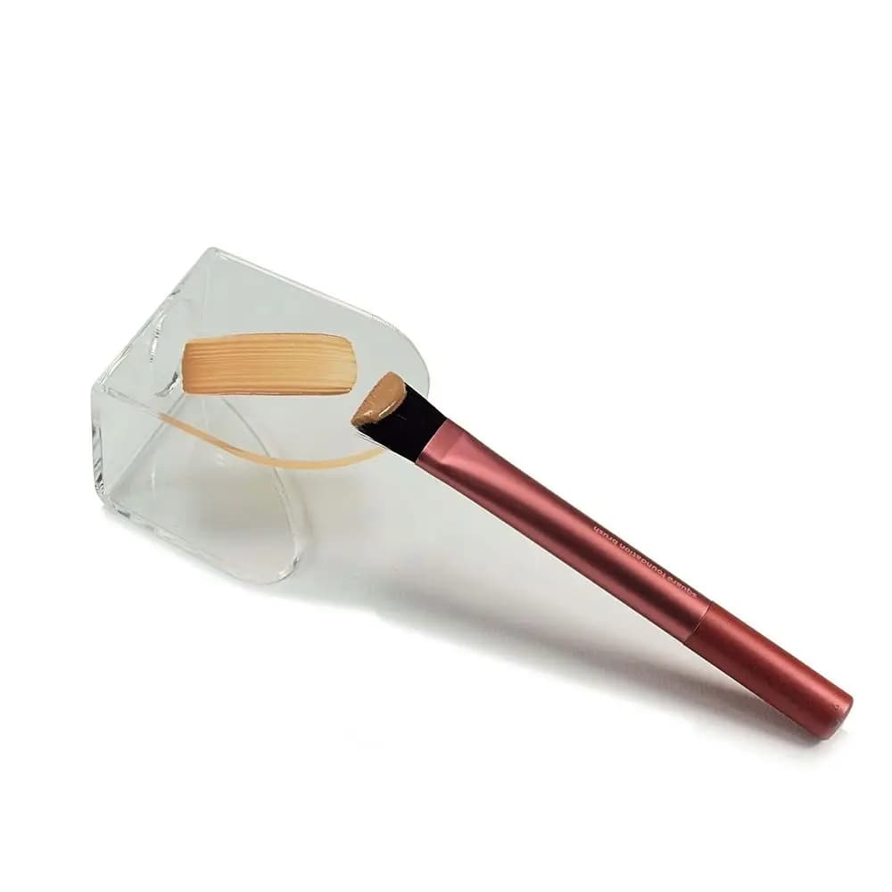Multi-purpose acrylic clear palette Portable paint palette reusable Mixing cup for women's heart-shaped portable foundation