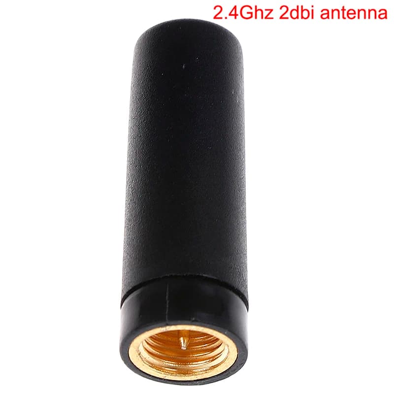 Antenna 2dbi 2.4Ghz Mini connettore maschio SMA Antenna in gomma corta da 2.75cm per Router WIFI