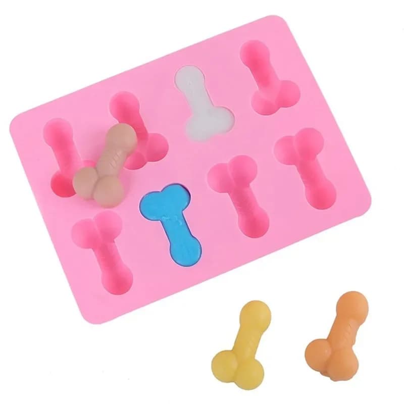 Forniture da cucina per torta di ghiaccio per pene in silicone da nuovo cazzo Divertente vassoio per sesso Sapone Torta al cioccolato Stampo Regalo per feste QA 022