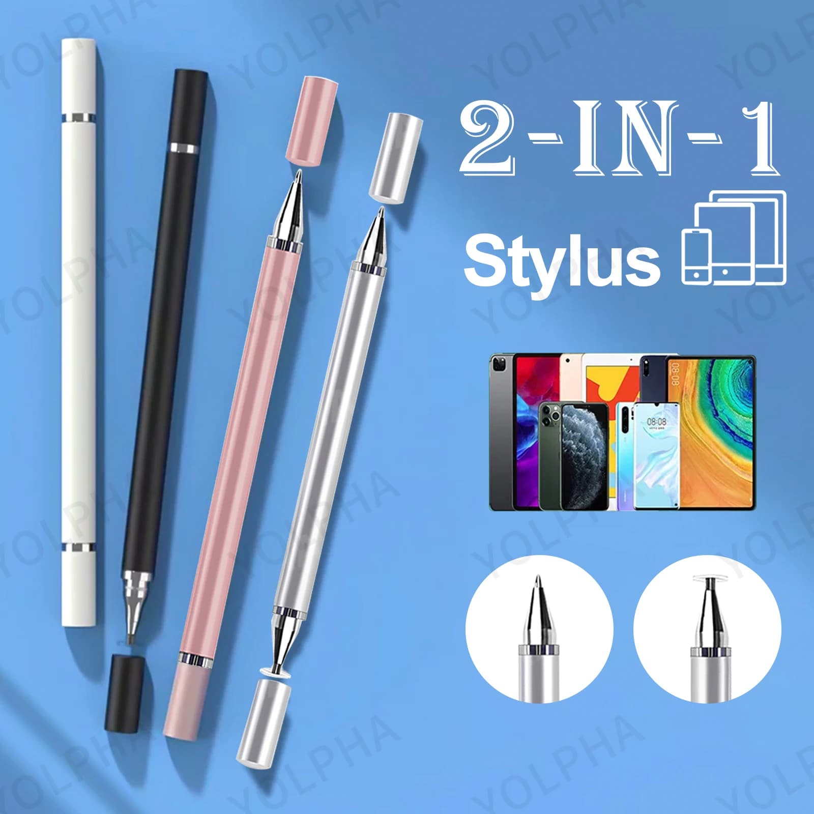 Penna stilo universale per smartphone Android per iPhone Pad Tablet Pen Por Touch Screen per Apple Pencil Accessori iPad Penne