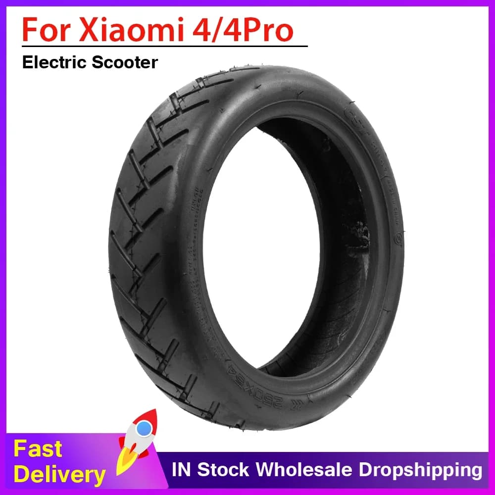 Pneumatico addensato da 10 pollici per Xiaomi 4 Scooter elettrico 4 Pro 4 Lite 250*54 CST Tubeless Pneumatico anteriore e posteriore Parte di ricambio