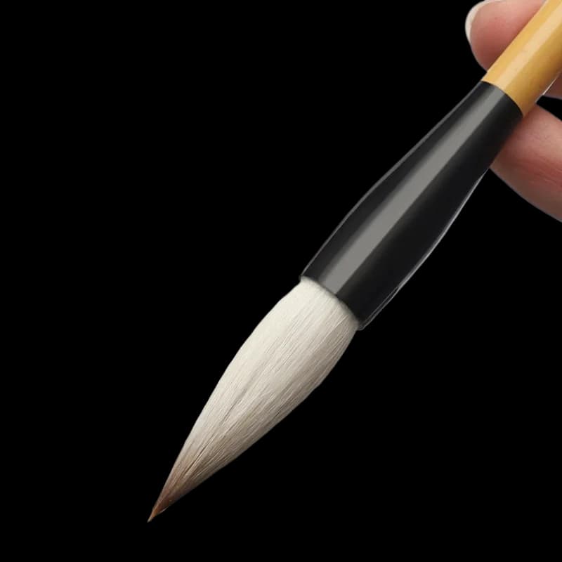 Weasel Woolen Multiple Hair Calligraphy Brush Set Regular Official Script Copying Scriptures Brush Landscape Painting Brush Pen
