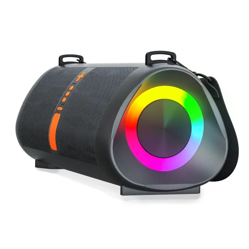 Altoparlante bluetooth impermeabile subwoofer portatile con cinturino esterno ad alta potenza da 40 W, audio quadrato