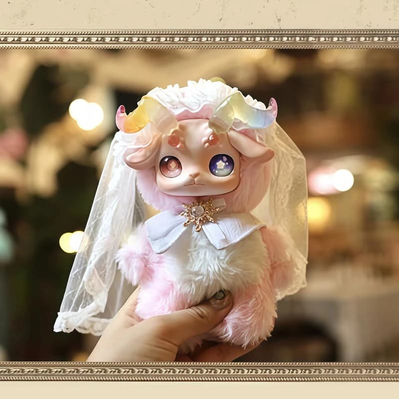 Disponibile Bew Ipfecoco Serie Pecore Scatola Misteriosa, Simpatiche Figurine di Pecore Colorate in Peluche, Giocattolo Decorativo da Collezione, Regalo di Capodanno