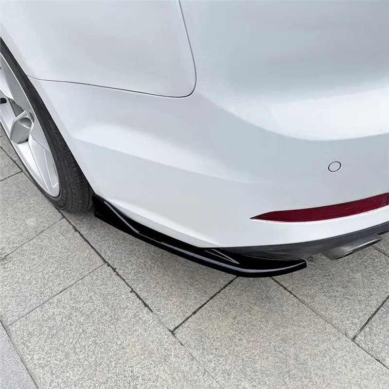 Rear Bumper Diffuser Side Splitter Trim Accessories For A5 F5 Sline 2017-2020 Rear Spoiler Lip Cover