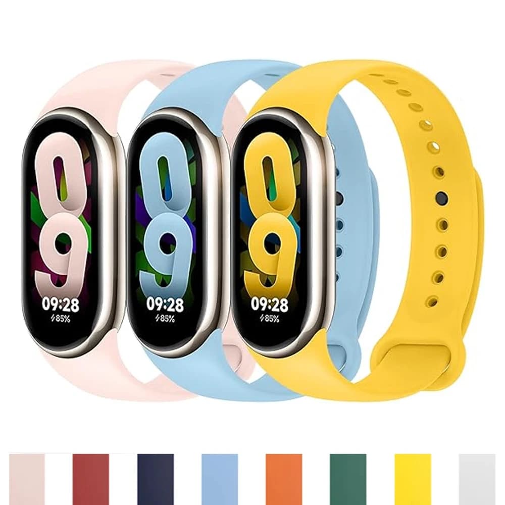 Per Mi Band 8 9 10 Strap SmartWatch Accessori Silicone Sport Sostituzione da polso pulseira correa per Xiaomi MiBand 8 Bracciale