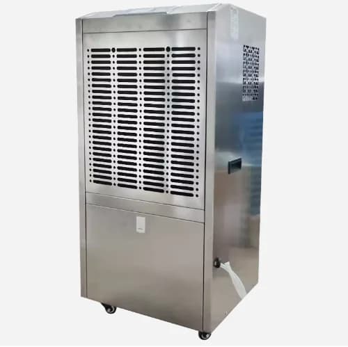 Deumidificatore Commerciale per Growroom 90L/D in Acciaio Inox 304 Resistente alla Corrosione con Serbatoio d'Acqua da 10L e Tubo di Scarico per Uso Industriale