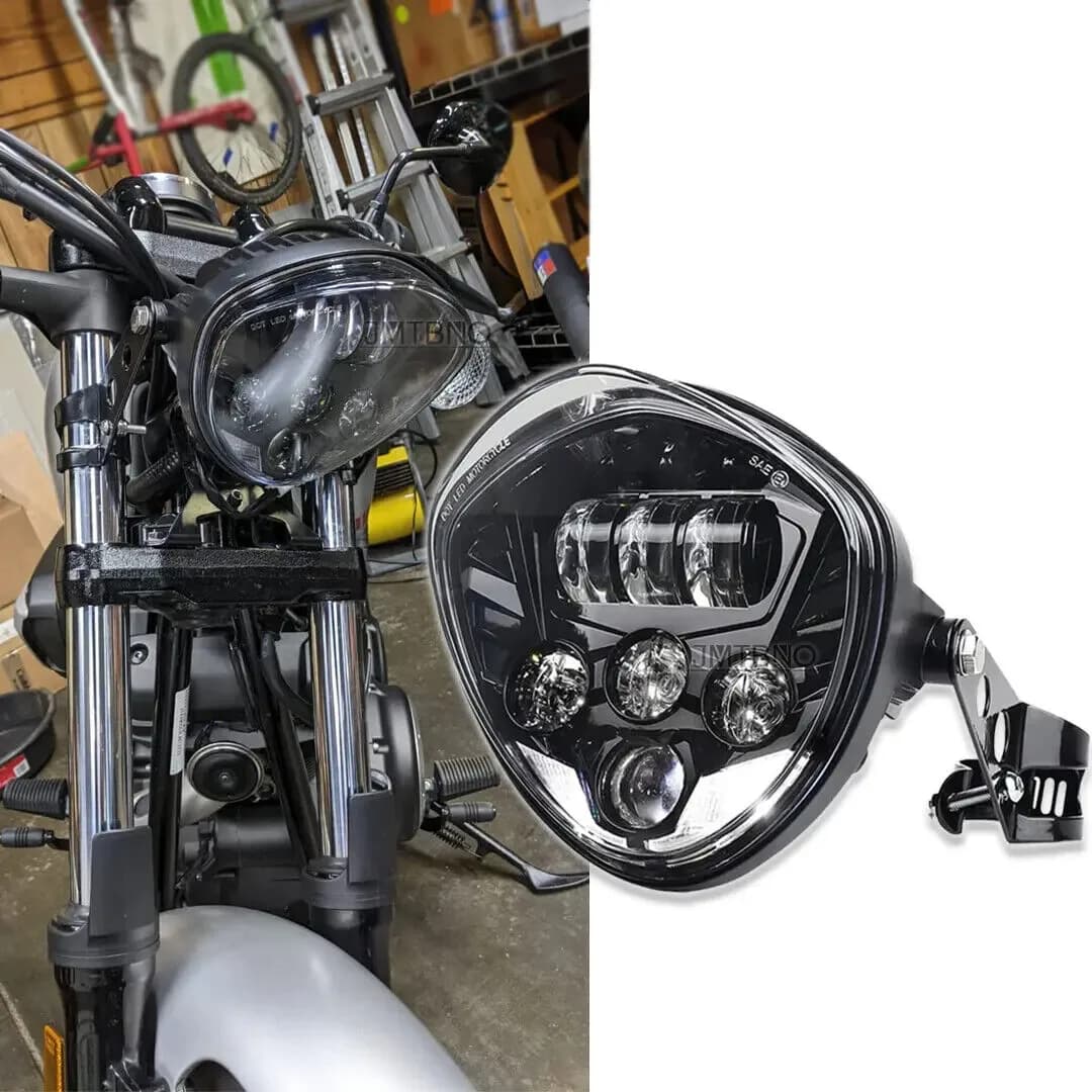 Motorcycle LED Universal Headlight Assembly For Yamaha V STAR 1300 XVS 1300CT