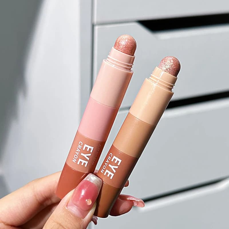 Kit of shading pencils 4 in 1 HERORANGE, mini shading pen, velvety cosmetic, matt pigment, shimmer, illuminant, combination for makeup